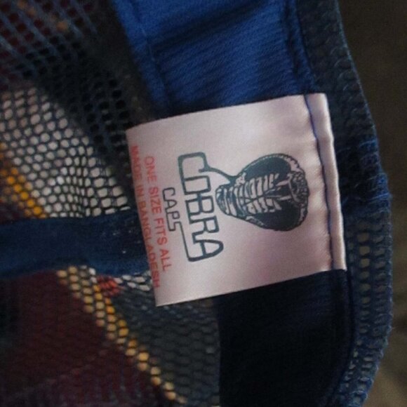 Trucker Hat Snapback Cap  Vtg LAFAYETTE CB C.B. TRUCKER PATCH Cobra Mesh - Picture 5 of 5